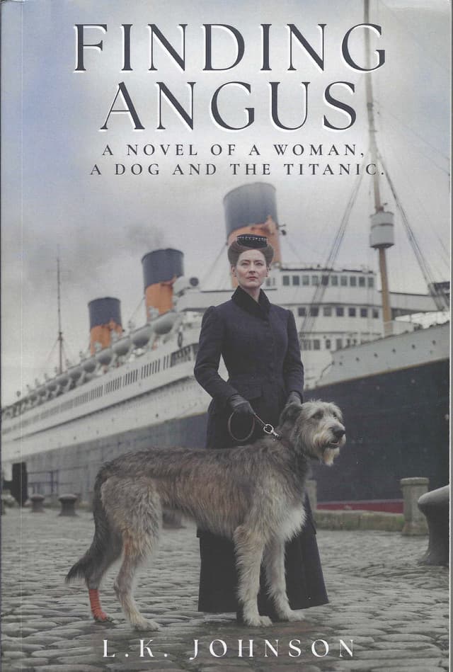 Cover of Finding Angus: A Novel of a Woman, a Dog and the Titanic